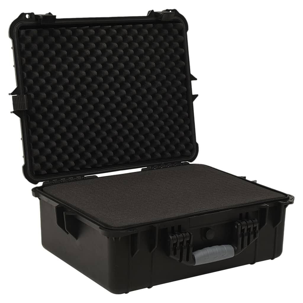 vidaXL ポータブルフライトケース ブラック 55x43x21 cm PP | vidaXL.jp