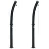 vidaXL ソーラーシャワー ブラック 214cm 20L