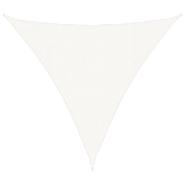 vidaXL サンシェードセイル 160g/m&sup2; ホワイト 4.5x4.5x4.5m 高密度ポリエチレン