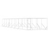 vidaXL 屋外用犬小屋 シルバー 4x16x2m 亜鉛メッキ鋼製