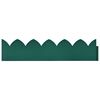 vidaXL 芝生エッジ 10点 グリーン 65x15cm PP製