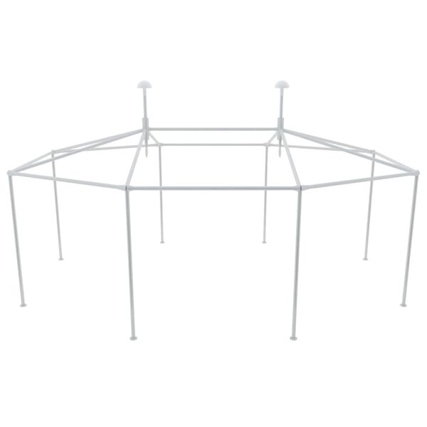 vidaXL 屋外ウエディングテント タープポール＆テント付き 組み立て用付属品セット
