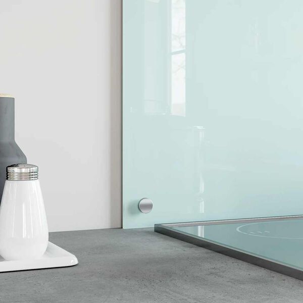 vidaXL キッチン用 汚れ防止板 ホワイト 90x60cm 強化ガラス製