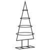 vidaXL 金属製クリスマスツリー デコレーション用 ブラック 60cm