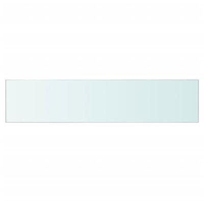 vidaXL 棚板 ガラス製 透明 60x12cm