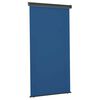 vidaXL バルコニー用 サイドオーニング 125x250cm ブルー