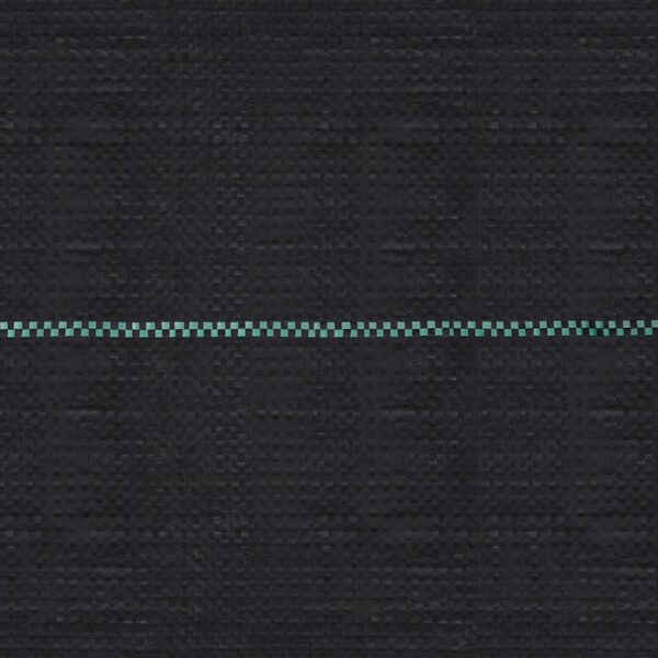 vidaXL 防草シート 2x25 m ブラック PP