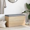 vidaXL 収納ベンチ ソノマオーク 82x42x45 cm エンジニアードウッド