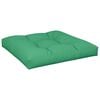 vidaXL パレットクッション グリーン 70x70x12 cm ファブリック