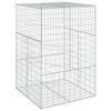 vidaXL 蛇籠バスケット カバー付き 100x100x150cm 亜鉛メッキ鉄