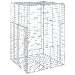 vidaXL 蛇籠バスケット カバー付き 100x100x150cm 亜鉛メッキ鉄