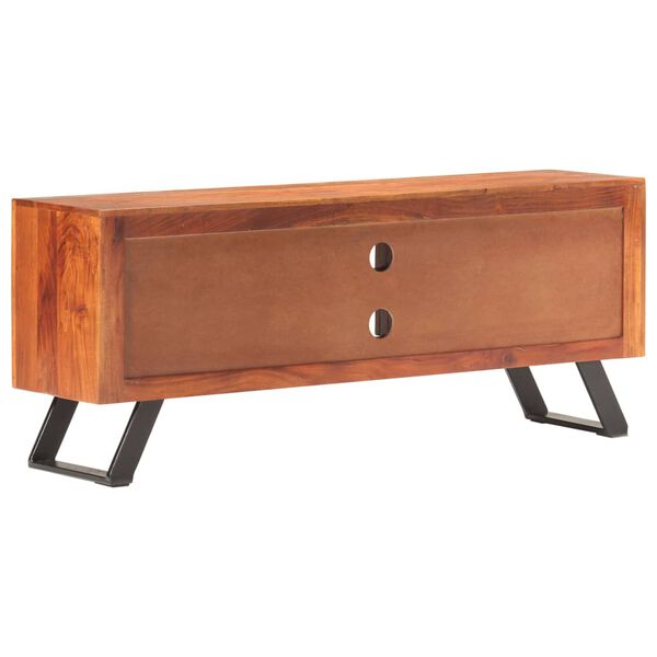 vidaXL TVキャビネット 122x30x49cm アカシア無垢材