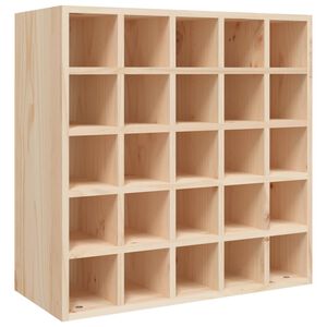 vidaXL ワインキャビネット 56x25x56 cm 無垢材 パイン材
