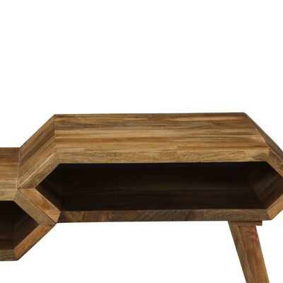 vidaXL コーヒーテーブル マンゴー無垢材 104x50x45cm