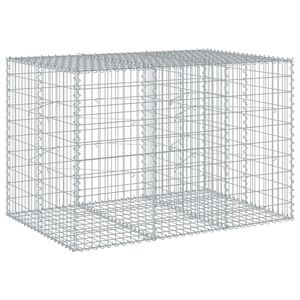 vidaXL 蛇籠バスケット カバー付き 150x100x100cm 亜鉛メッキ鉄