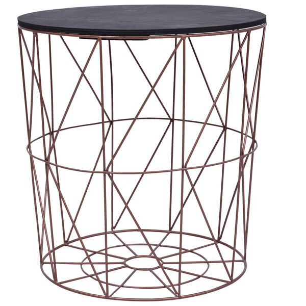 vidaXL コーヒーテーブル 3点 コッパー