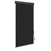 vidaXL 屋外用ローラーブラインド 100x250cm アントラシート