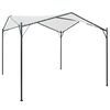 vidaXL ガゼボ 3x3x2.6m ホワイト 180g/m&sup2;