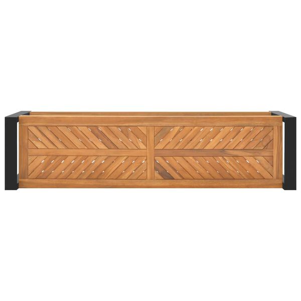 vidaXL ベンチ 120cm チーク無垢材