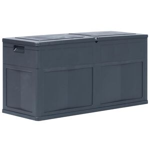 vidaXL ガーデン収納ボックス 320L ブラック