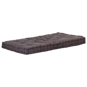 vidaXL フロアパレットソファクッション 120x80x10 cm アントラシート