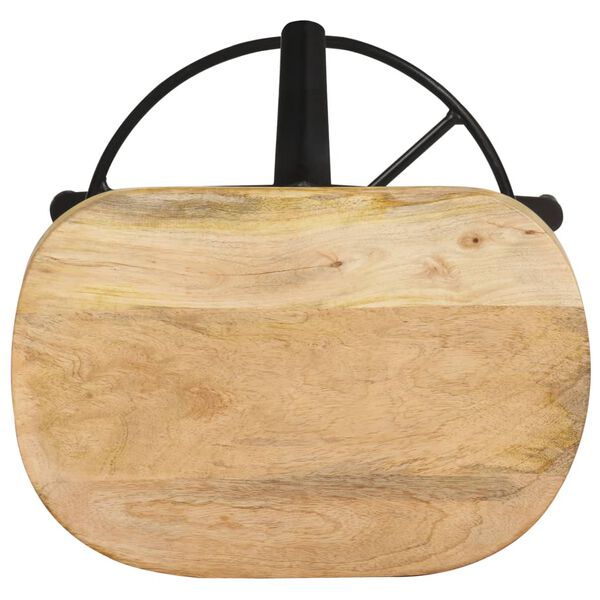 vidaXL バースツール 2点 マンゴー無垢材 66cm