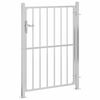 vidaXL ガーデンゲート 100x145 cm ステンレススチール