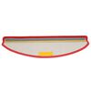 vidaXL 階段マット 15枚 65x21x4 cm レッド 半円形 大