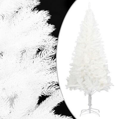 vidaXL 人工クリスマスツリー 本物そっくり 針葉付き 150cm ホワイト