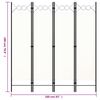 vidaXL 間仕切り パネル4枚 ホワイト 160x180cm