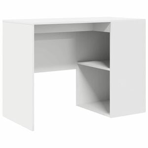 vidaXL デスク ホワイト エンジニアードウッド 102 x 50 x 75 cm