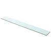 vidaXL 棚板 ガラス製 透明 100x12cm