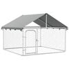 vidaXL 屋外用犬小屋 屋根付き 200x200x150cm