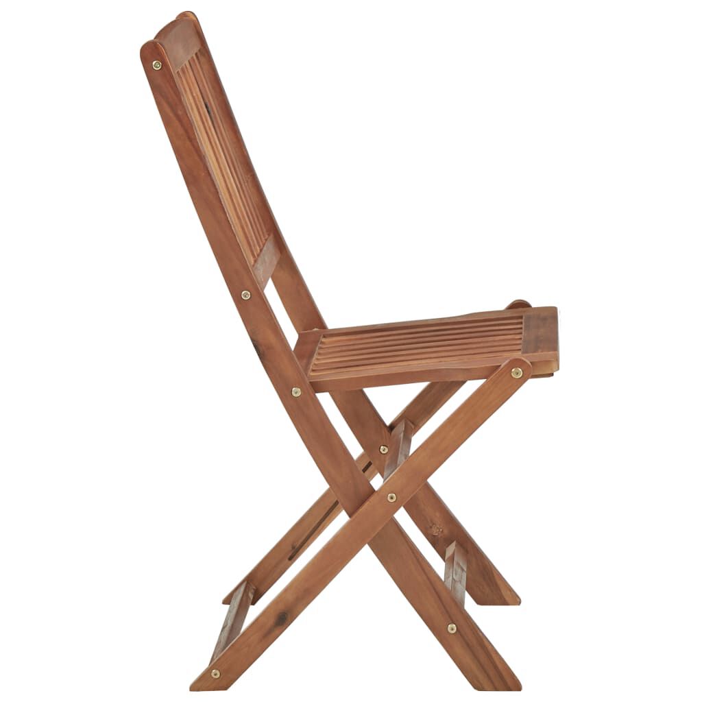 vidaXL 折りたたみ椅子 2脚セット アカシア無垢材 | vidaXL.jp