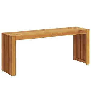 vidaXL ベンチ オイルナチュラル 110 x 30 x 45 cm 無垢のティークウッド