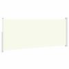 vidaXL パティオ用 引き込み式サイドオーニング 200x500cm クリーム