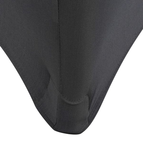 vidaXL ストレッチテーブルクロス 2点セット 243x76x74cm アントラシート