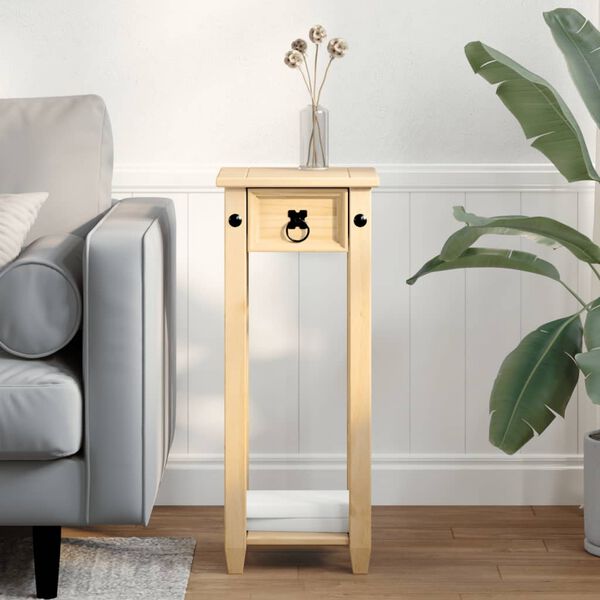 vidaXL プラントスタンド「コロナ」 30x30x73 cm 無垢材 パイン材