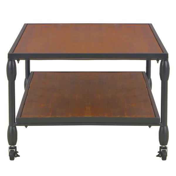 vidaXL コーヒーテーブル 引き出し付き 120x60x40cm モミ無垢材