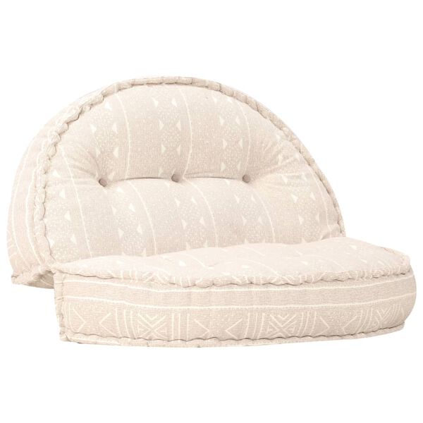 vidaXL 厚手クッション 100x20cm ベージュ 布製