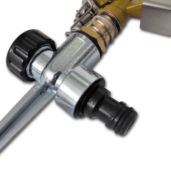 vidaXL パルススプリンクラー ガーデン散水機 亜鉛製 金属杭 2点