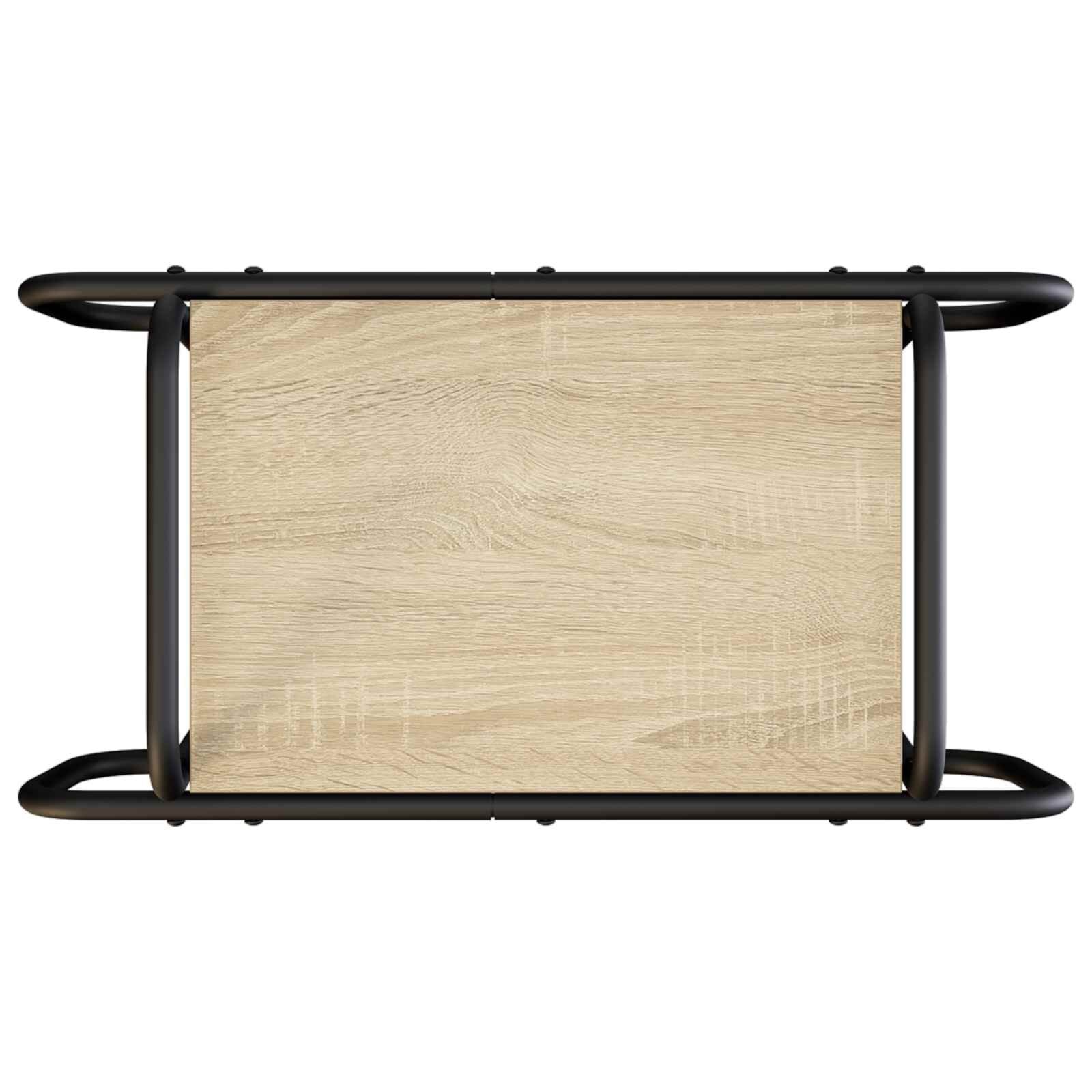 vidaXL コーヒーテーブル ソノマオーク 60 x 30 x 51 cm エンジニ