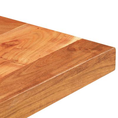vidaXL ビストロテーブル 天然木の形状 (ライブエッジ) アカシア無垢材 50x50x75cm