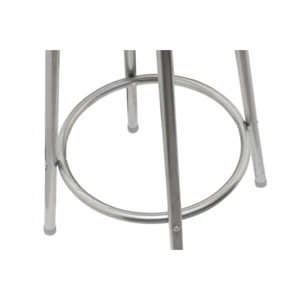 vidaXL バースツール 2点 ブラウン スチール製