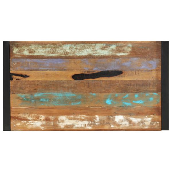 vidaXL バーテーブル 110x60x110cm 無垢の再生木材