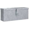 vidaXL アルミボックス 48.5x14x20cm シルバー