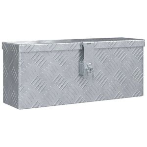 vidaXL アルミボックス 48.5x14x20cm シルバー