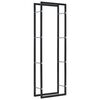 vidaXL 薪ラック 50x20x150cm スチール製