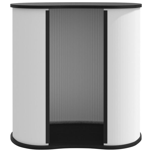 vidaXL トレードショーカウンター 折りたたみ式 90x48x93 cm エンジニアードウッド