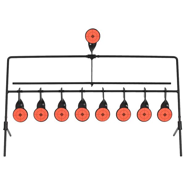vidaXL 自動リセット回転射撃ターゲット（8 + 1ターゲット付き）